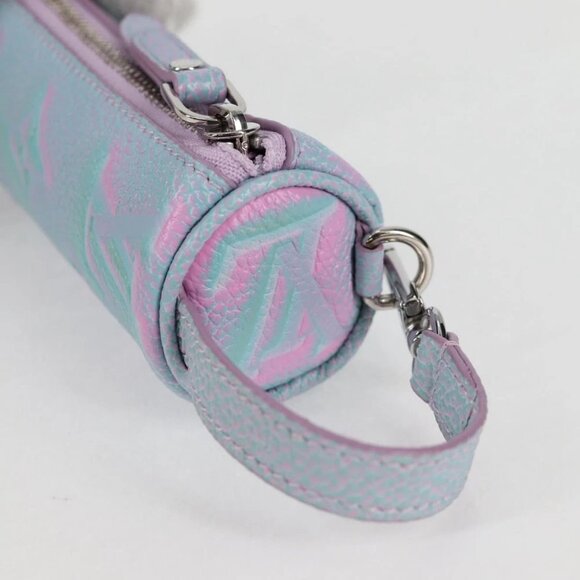 LOUIS VUITTON Monogram Empreinte Micro Papillon Pouch Lila - Picture 5 of 16